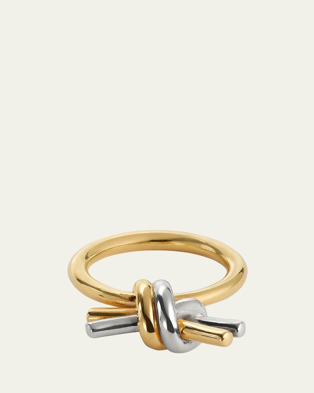 Two Tone Knot Ring